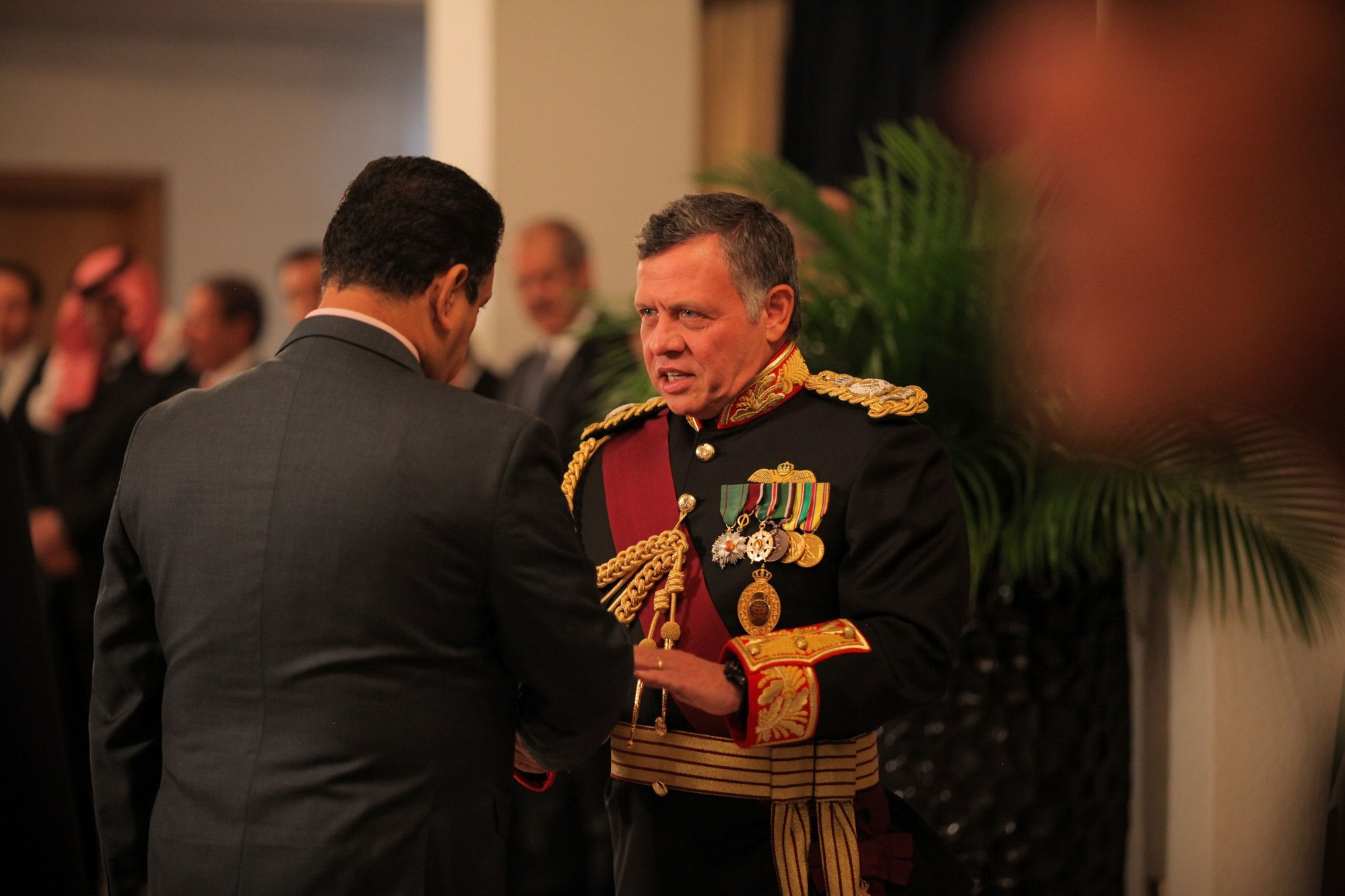 His Majesty King Abdullah II Delivering The Speech From The Throne ...